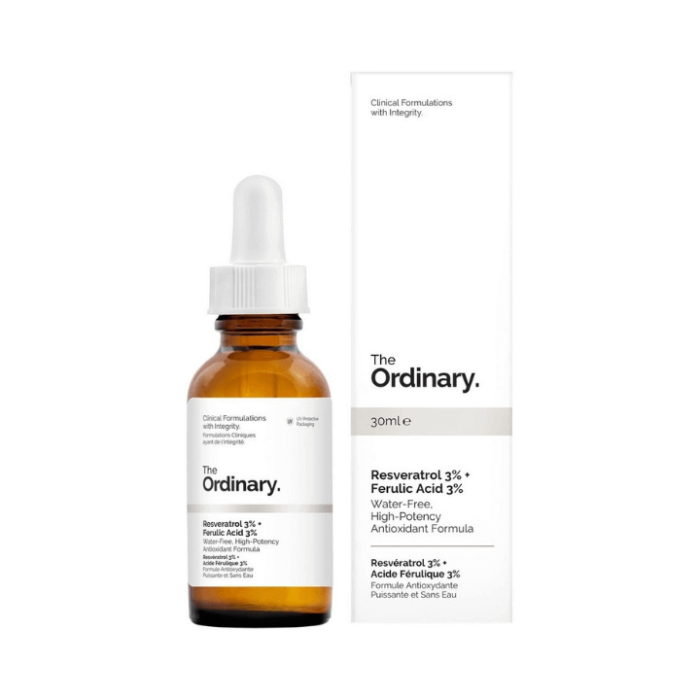 the ordinary resveratrol 3% + ferulic acid 3%