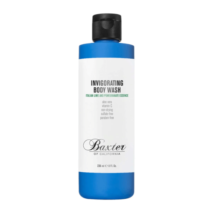 baxter of california invigorating body wash italian lime and pomegranate essence