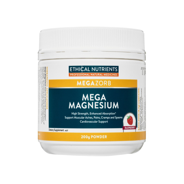 Mega Magnesium Raspberry Powder