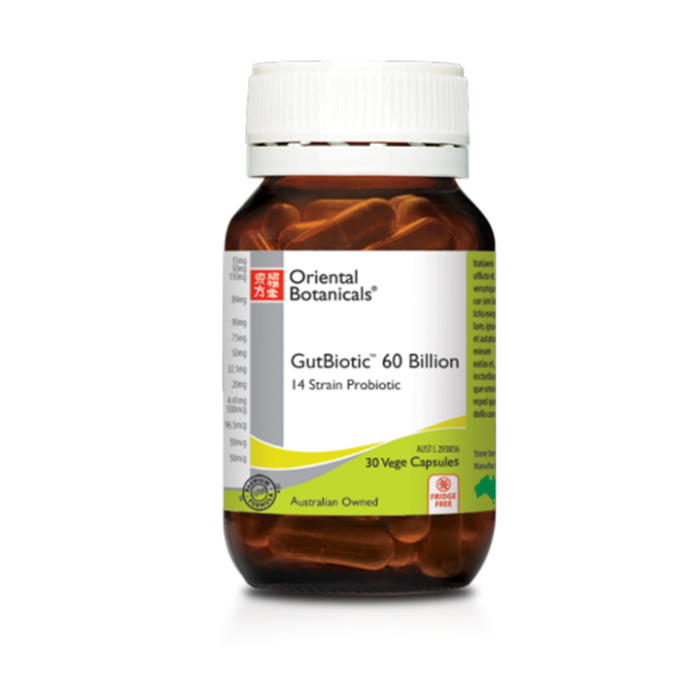 Image of Oriental Botanicals Gutbiotic 60 Billion Probiotic