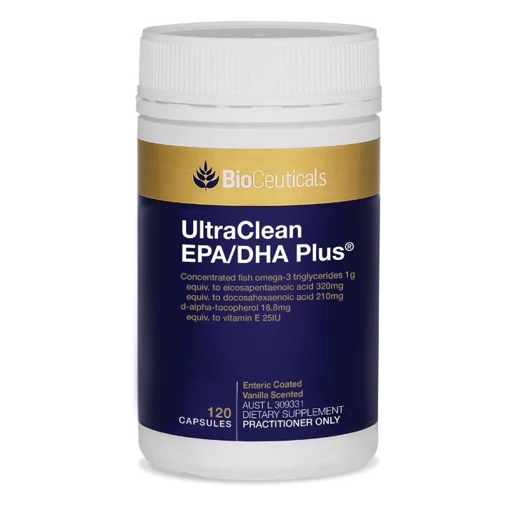 Bioceuticals Ultraclean EPA/DHA Plus (120 capsules) SHOP ONLINE Vim