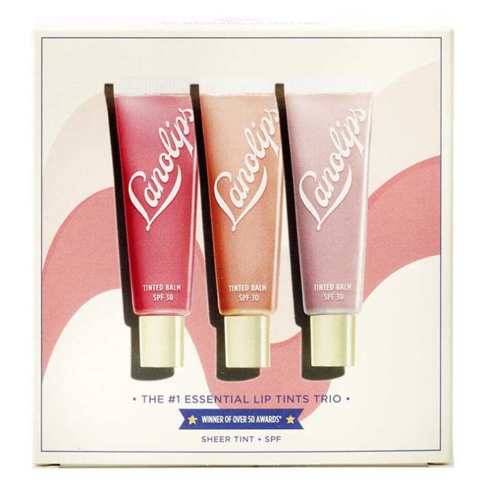 Lano Lips Tinted Balm Trio Gift Pack 3 x 12.5g