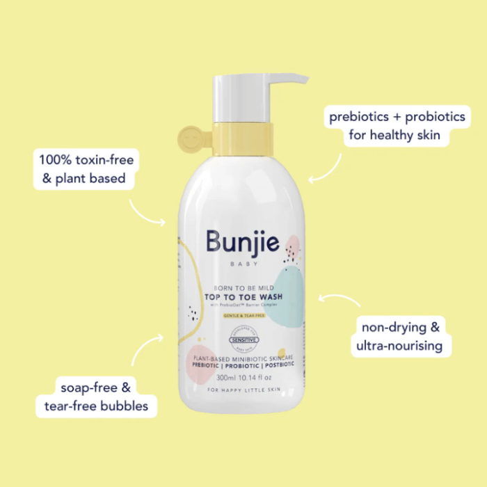 bunjie top to toe wash