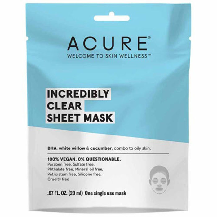ACURE Incredibaly Clear Sheet Mask
