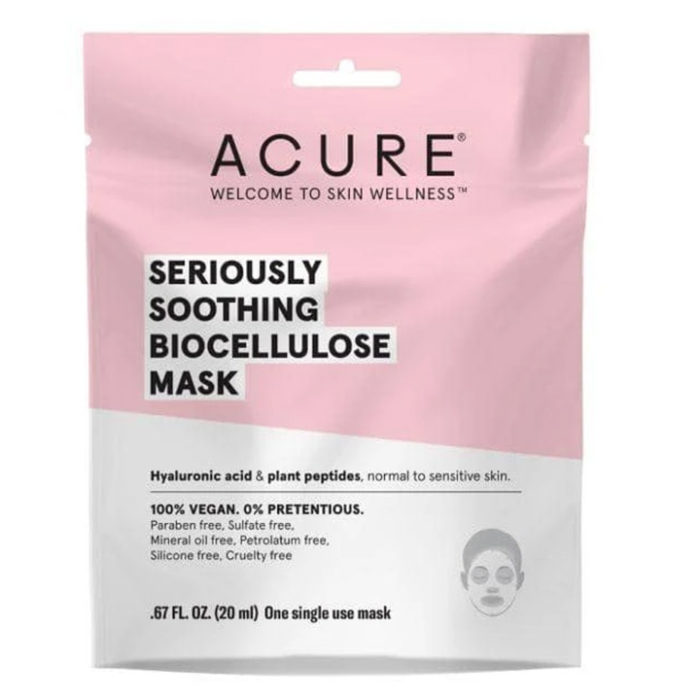 ACURE Seriously Soothing Biocellulose Mask 20ml