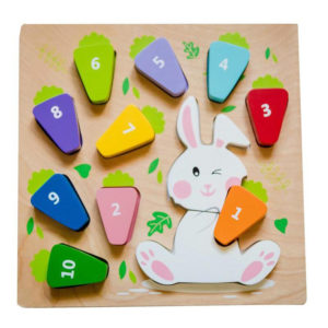 KIDDIE CONNECT 123 Carrot Puzzle