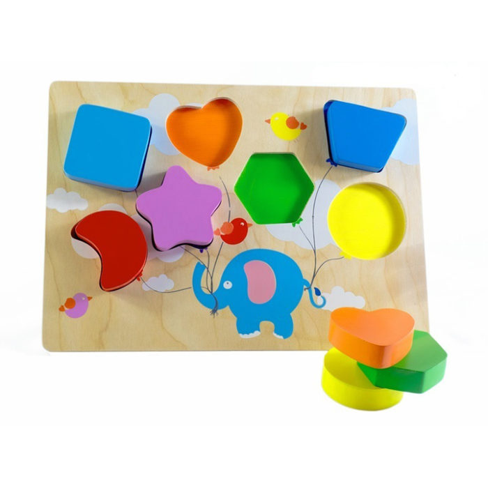 KIDDIE CONNECT Flying Balloon Chunky Shape Puzzle