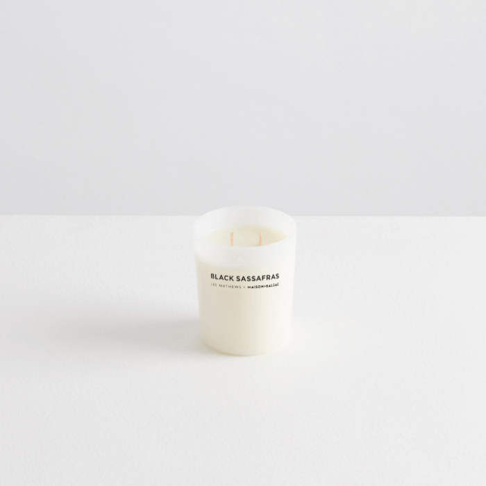 black sassafras large candle