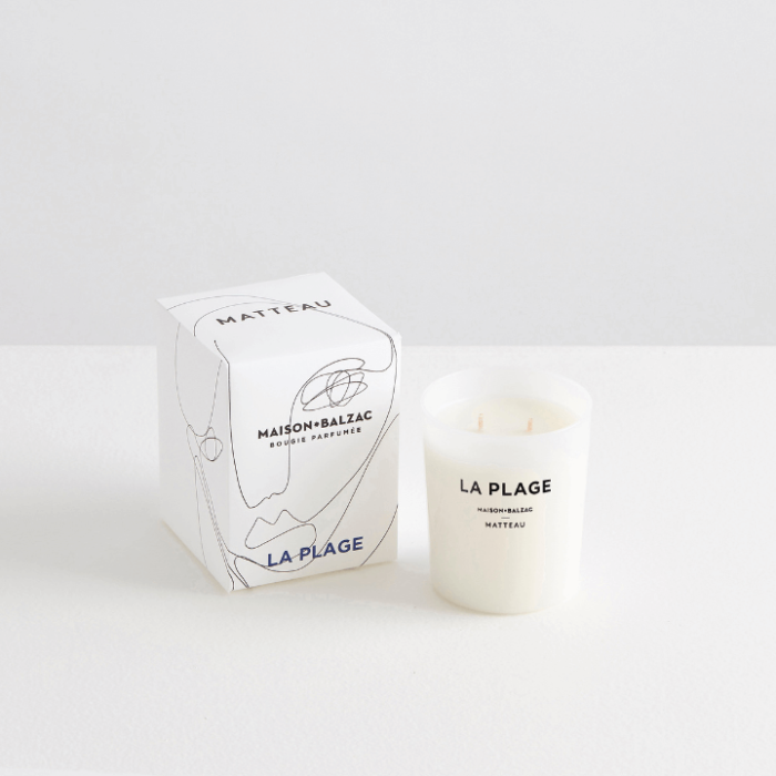 la plage large scented candle