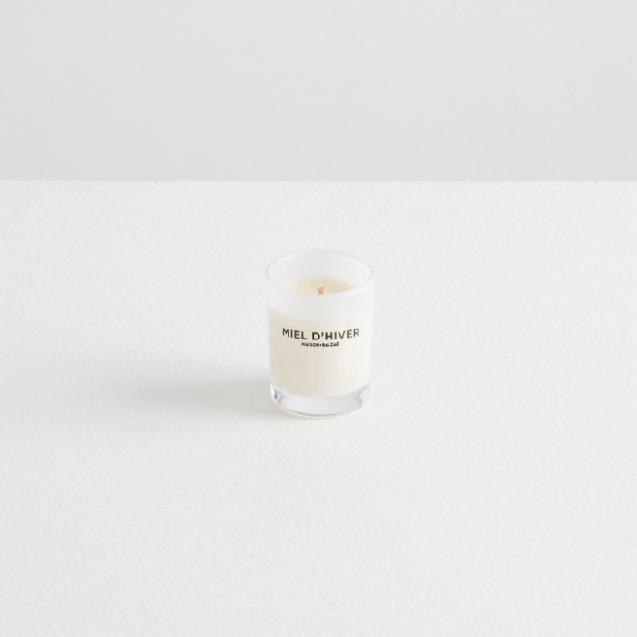 miel dhiver mini scented candle