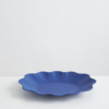 Scallop Platter electric blue