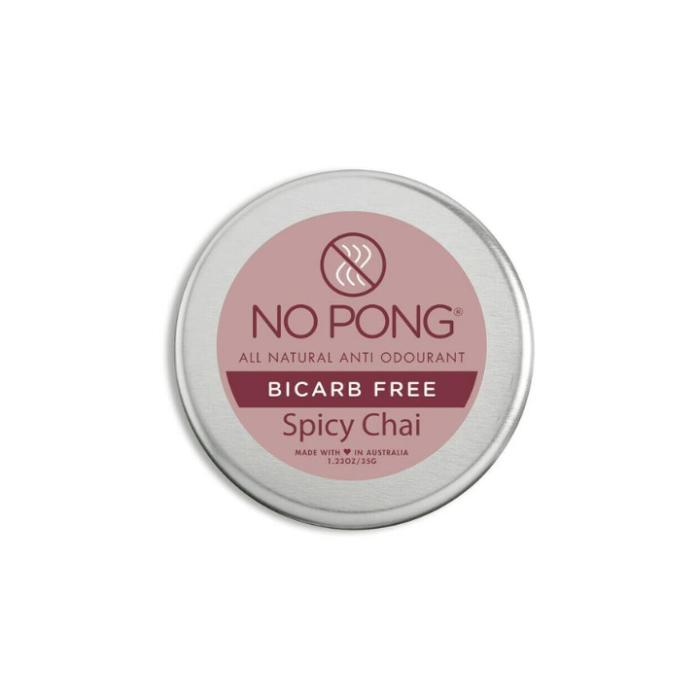 no pong bicarb free spicy chai deodorant