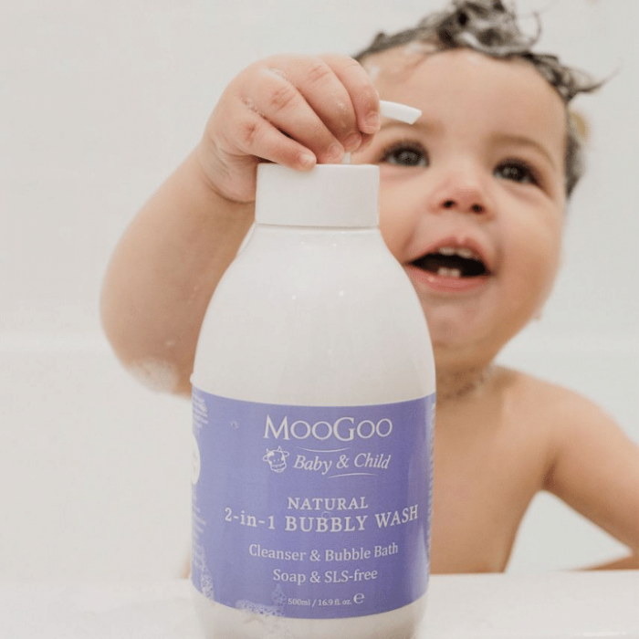 moogoo baby bubbly wash