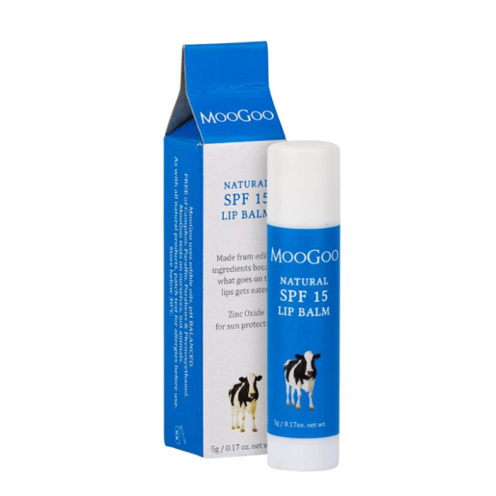 moogoo spf 15 lip balm