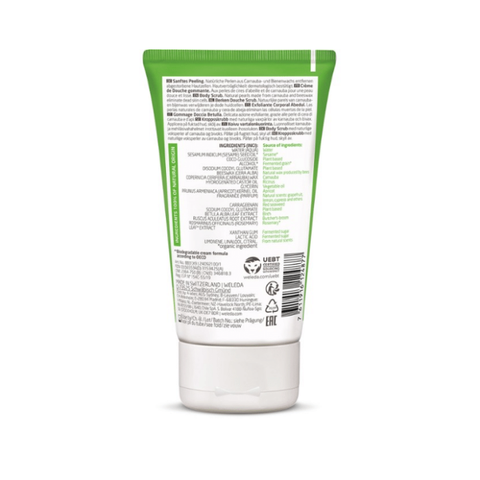 weleda pearl scrub