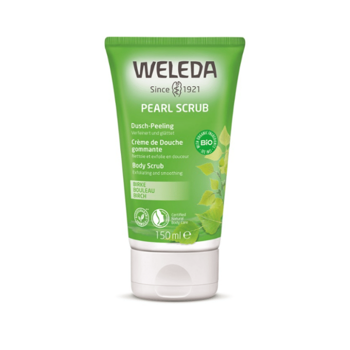 weleda pearl scrub