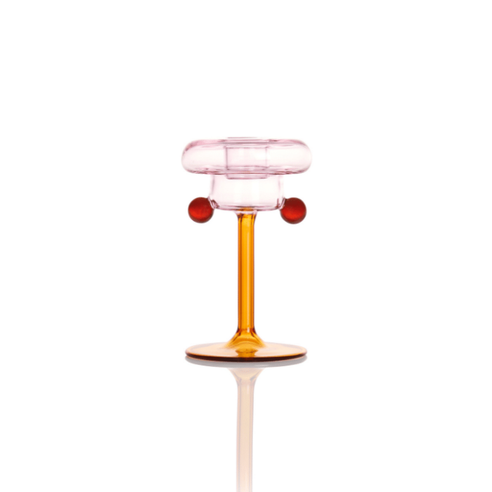 petit pompom candle holder pink (2)