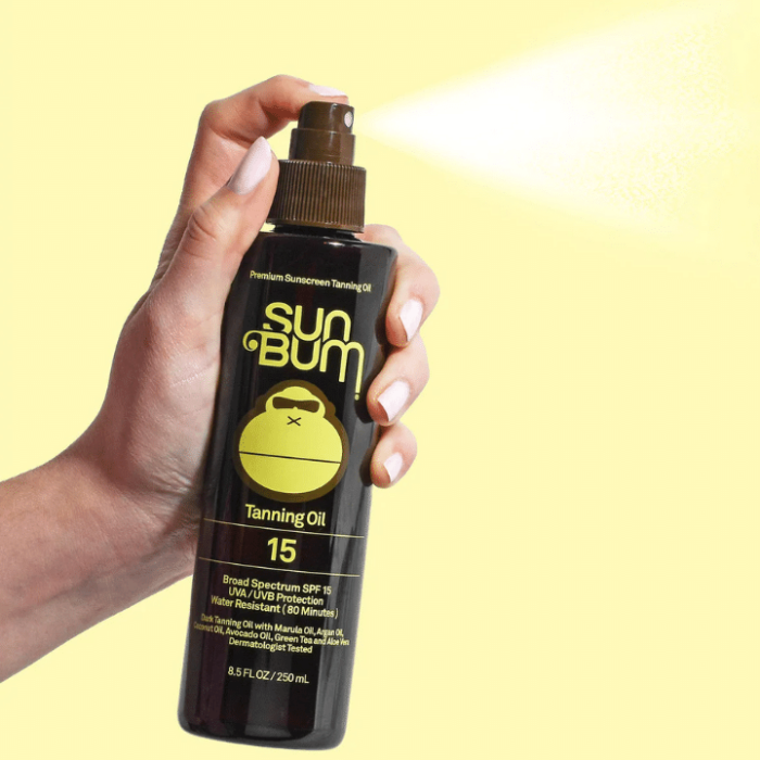 sun bum spf 15 tanning oil