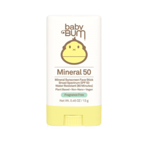 sun bum spf 50 baby mineral face stick