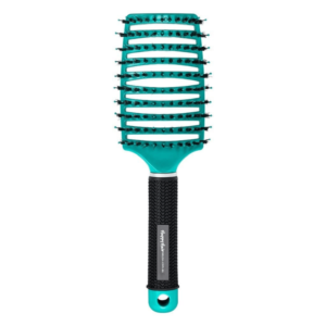 vegan hair brush green