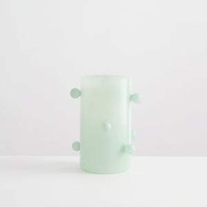 POMPONETTE VASE OPAQUE MINT